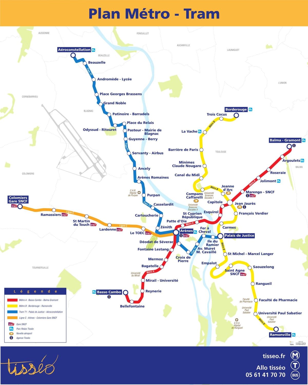 Toulouse metro karta som pdf