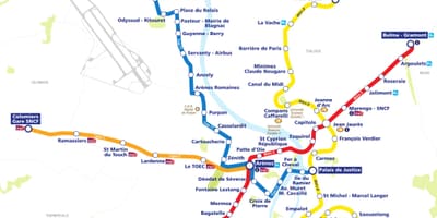 Toulouse metro karta som pdf