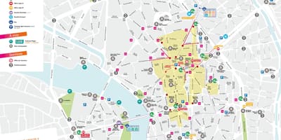 Karta över Toulouse plats 